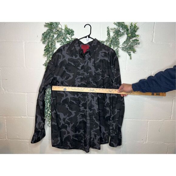 Men’s the foundry supply company long sleeve camo button down - Picture 5 of 5